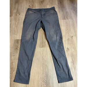 Lululemon Pants Mens 34x32 ABC Gray Slim Fit Chino Athleisure Stretch Dye